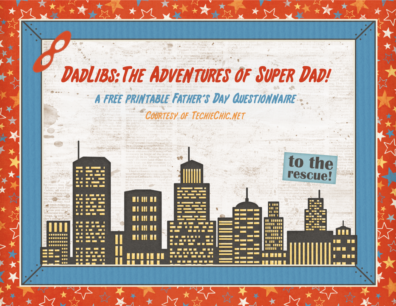 DadLibs: A free printable father's day questionnaire/story